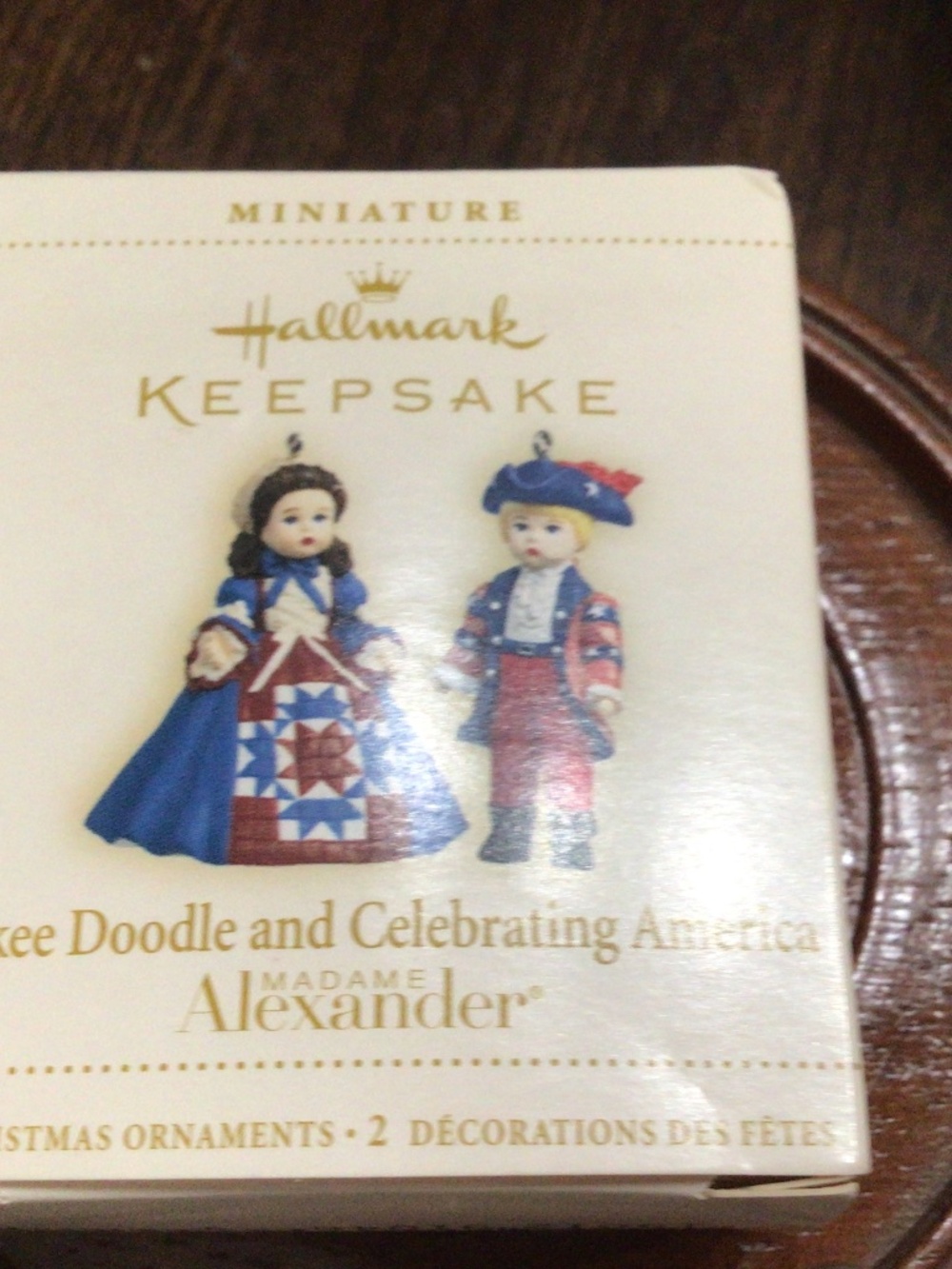 Vintage Hallmark Miniature Yankee Doodle & Celebrating America.Madame Alexander